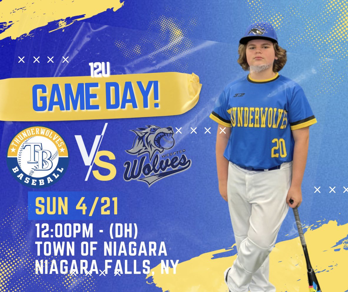 TwolvesBase's tweet photo. It’s cold out but that’s okay because it’s GAME DAY!! 🥶

11u hosts the Mel Ott Panthers while 12u opens the season with a home DH v. the Webster Wolves 🔵🟡 https://t.co/1IA2tTVPfK