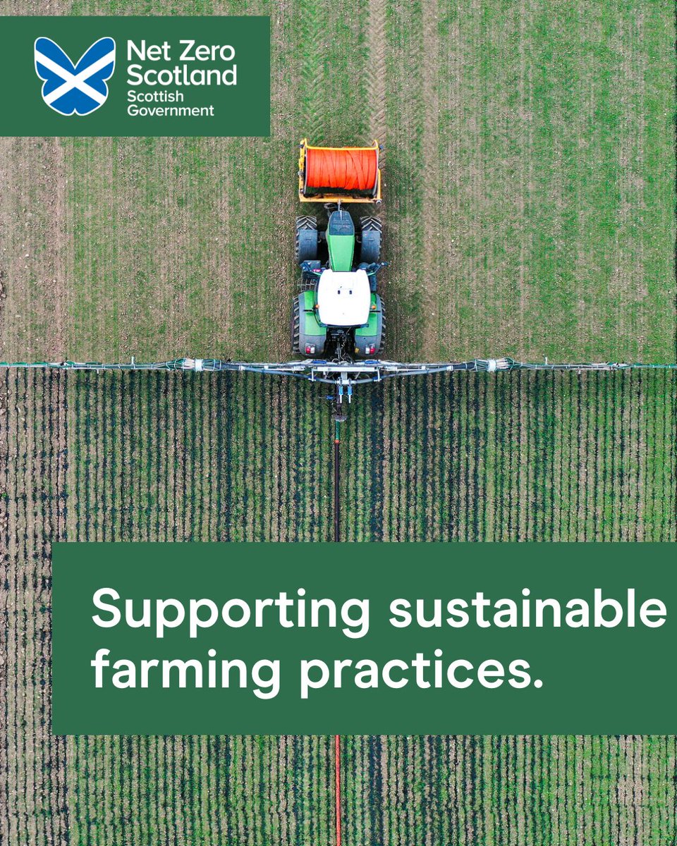 We want to encourage farmers and crofters to continue to reduce emissions and improve efficiency of sustainable food production. By 2028, carbon audits will be required by all farms receiving support and Nutrient Management Plans will be integrated into whole farm plans.