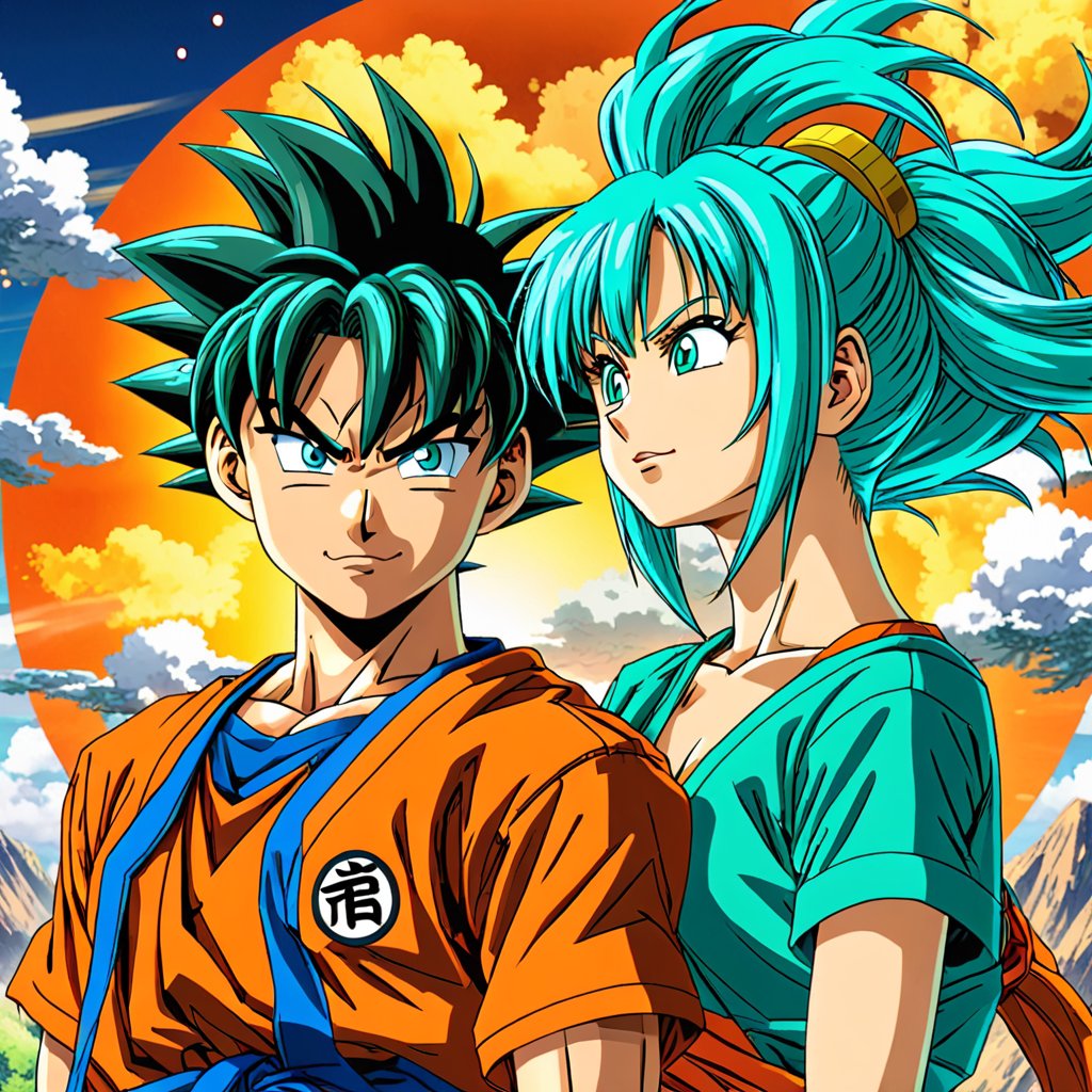 LauraDiputada's tweet photo. 伝説のアニメ「ドラゴンボール」には、実はある裏設定があった。作者の鳥山明は、本来は「悟空」と「ブルマ」が結婚する予定だったというのだ。しかし、連載が進むにつれてブルマとベジータの関係が深まっていき、最終的には悟空とチチが結婚することになったそうだ。果たして、もし悟空とブルマが結婚していたら、どんなストーリーになっていたのだろうか…