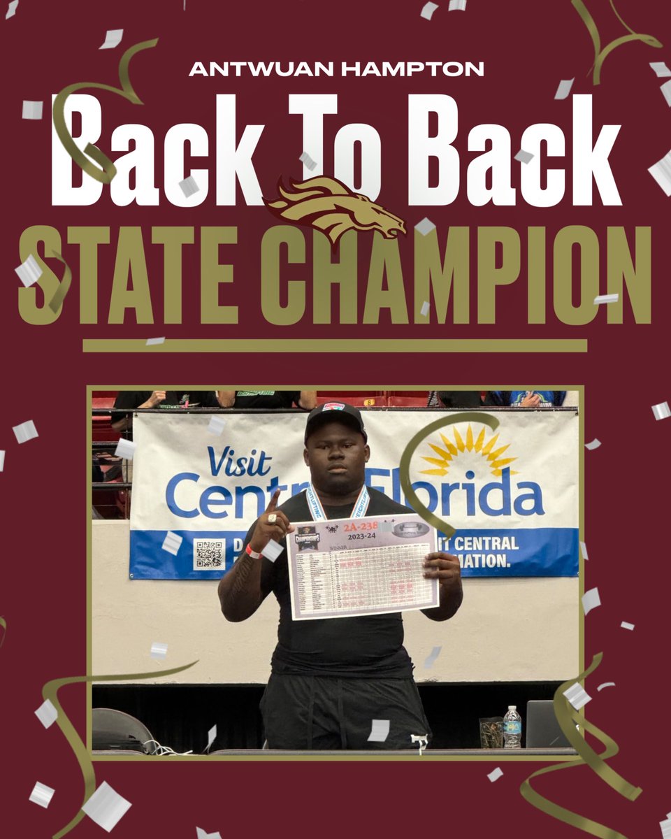 STATE CHAMPION ALERT!

Congratulations to Antwuan Hampton for winning his 2nd State Championship in weightlifting.  

#GoColts