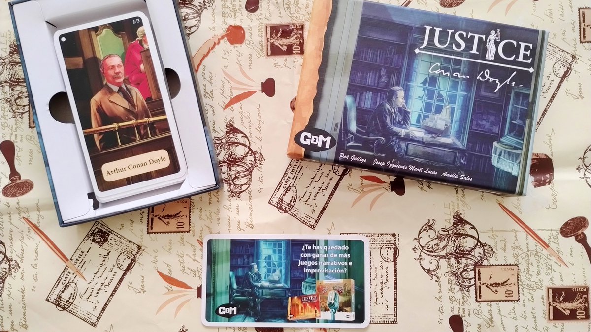 AnaGranger21's tweet photo. 🖊️#Reseña de #JusticeDoyleAcusado en @Guerrademitos ¡Una experiencia única!🧑⚖️
RESEÑA 👉https://t.co/nlhGY5wwbJ
#JuegosDeMesa #Juegos #cooperativos #competitivos #Juicios #Misterio #Partidas #ArthurConanDoyle https://t.co/6BhqrYnNTn