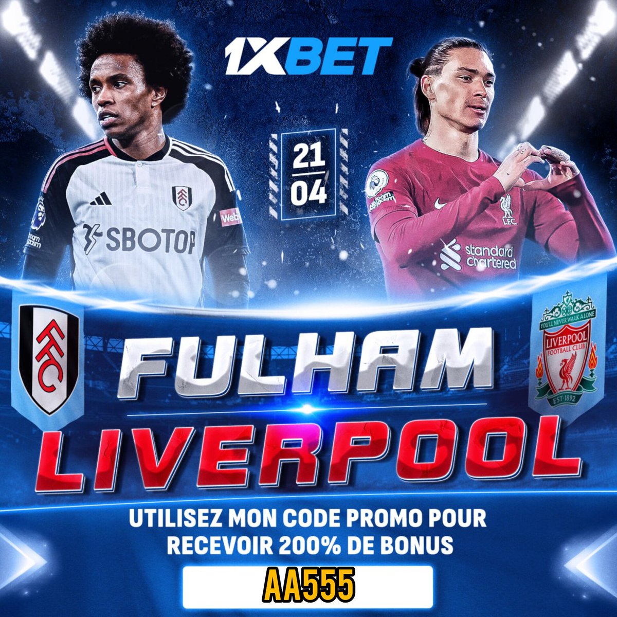 tchami_joel's tweet photo. FOOTBALL BANNERS ⚽️

Fulham VS Liverpool - 21.04.2024 https://t.co/KcZqToBa8D
