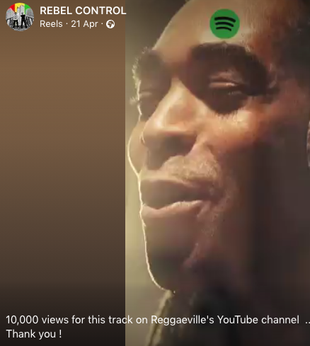 Rebel Control (@rebelcontrol) on Twitter photo Memories - a year ago
We know it's not about the numbers, but as independent artists it's really nice to know we are getting seen and heard.
Big thanks to everyone who has ever streamed our music or videos!
#reggae <a href="/reggaeville/">REGGAEVILLE.com</a> #YouTube #IndependentArtist #diy #newmusicsooncome Memories - a year ago
We know it's not about the numbers, but as independent artists it's really nice to know we are getting seen and heard.
Big thanks to everyone who has ever streamed our music or videos!
#reggae <a href="/reggaeville/">REGGAEVILLE.com</a> #YouTube #IndependentArtist #diy #newmusicsooncome