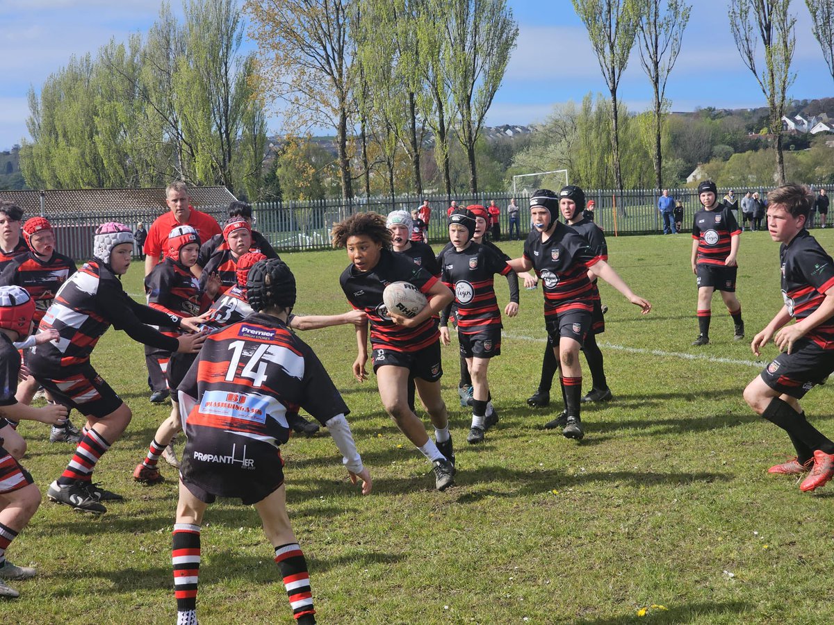 Top effort by our U12’s this morning. Thanks to <a href="/llanrfcmandj/">Llangennech RFC Mini and Juniors</a> for making the trip to Morriston this morning. Monkeys eventually taking the win 24-7.