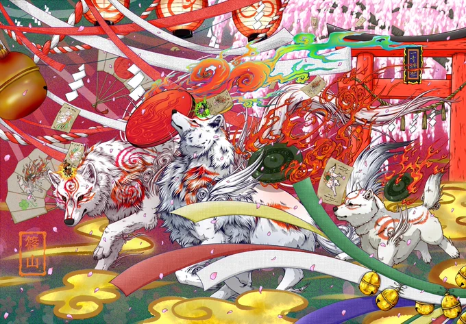 それぞれの線画の色変えました…いっつもこういうの載せてから気づく… 
