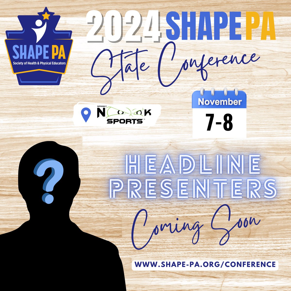 Join us all week as we reveal the headline presenters for the 2024 SHAPE PA State Conference! 🎆 Our first headliner will be unveiled tomorrow morning (4/22), followed by a new announcement each day. Get ready for an amazing lineup! #SHAPEPA2024 @SHAPEAmerica_ED @SHAPE_America