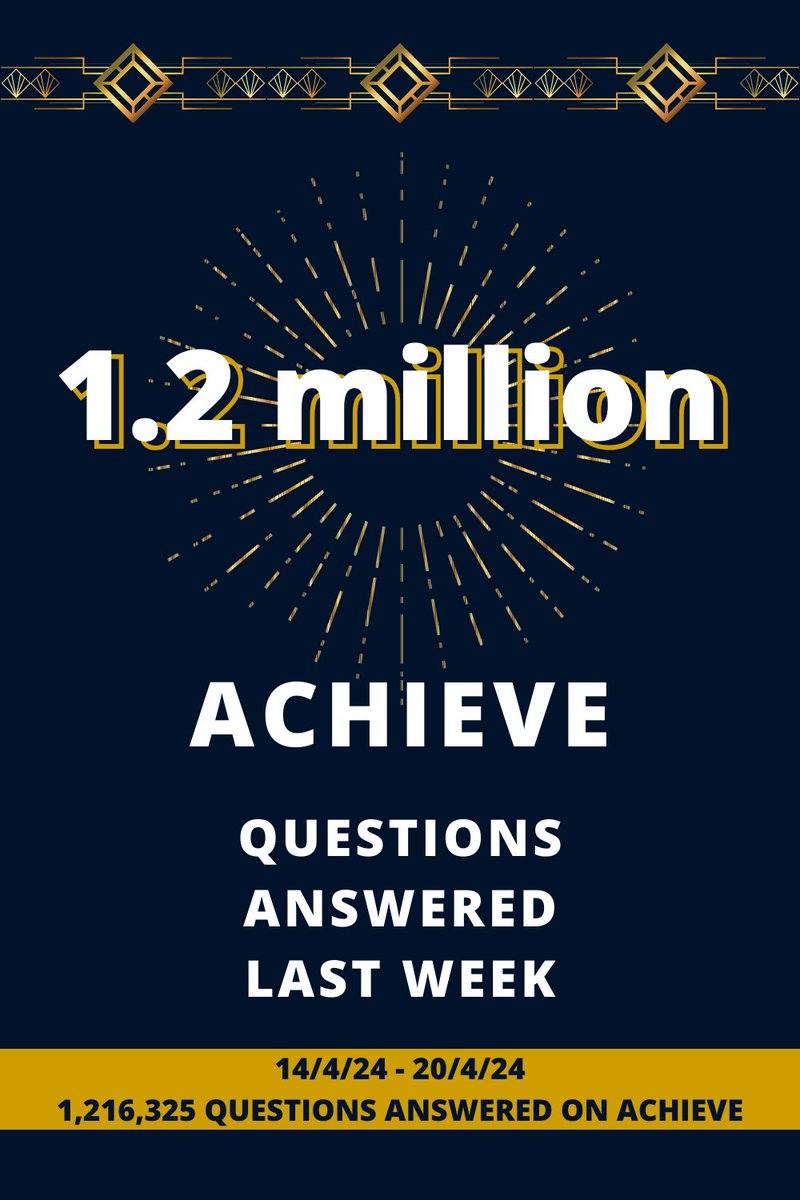 Incredible effort from students around Scotland last week, with over 1.2 million National 5 and Higher questions answered on the ACHIEVE platform 👏👏👏🌟🌟🌟