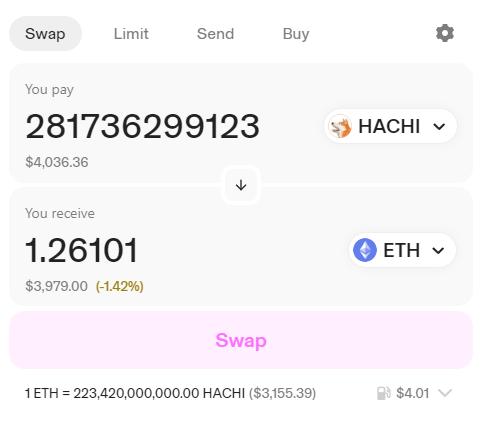 got $HACHI airdrop x.com/RealHachiToken…