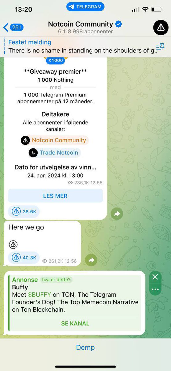 $BUFFY | Telegram Founder’s dog tweet media