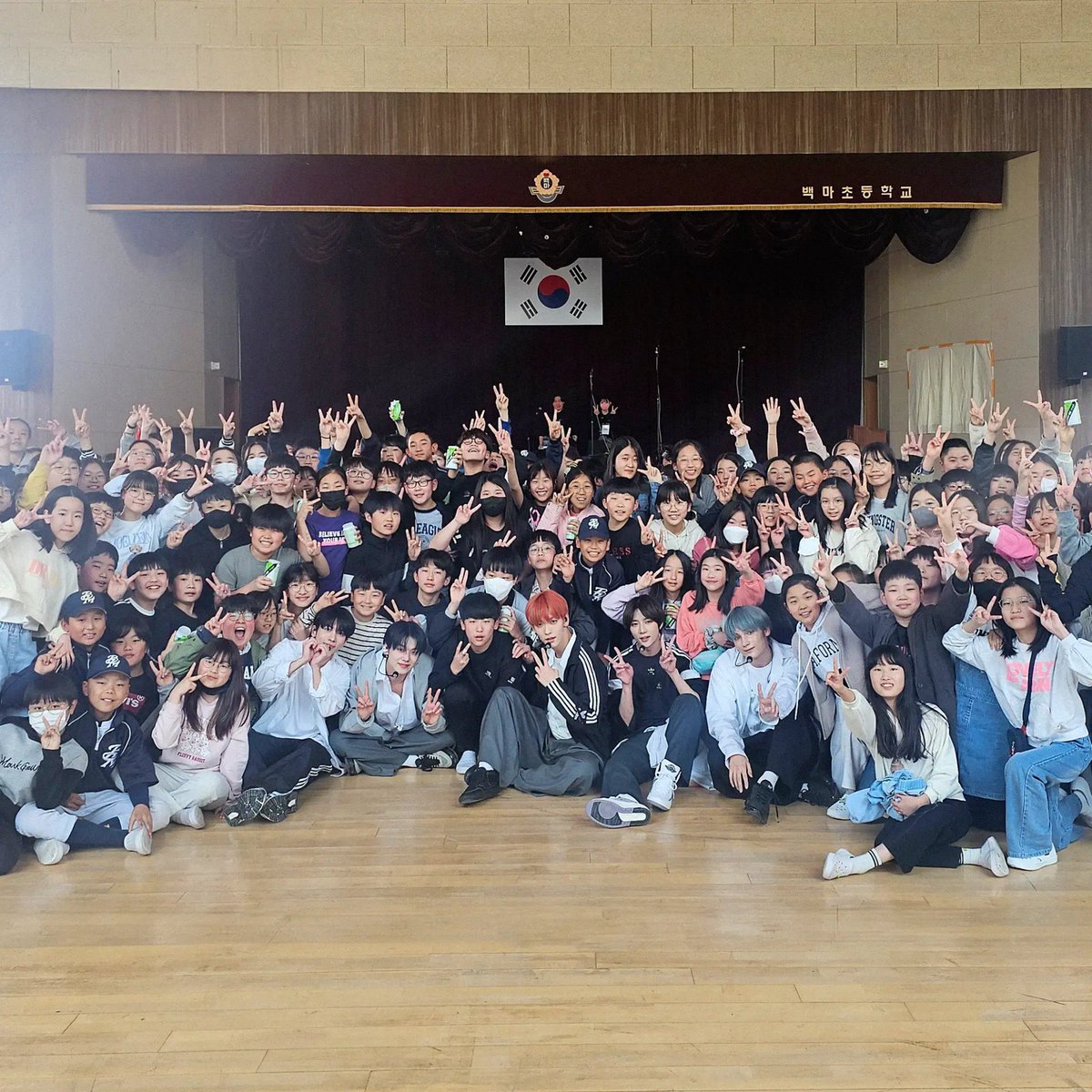 I really miss my elementary school days. I used to love going to school, playing with my friends, and learning new things. Now, whenever I think back to those times, it brings a smile to my face. Seeing the kids smiling as they watch us there to perform makes me so happy.