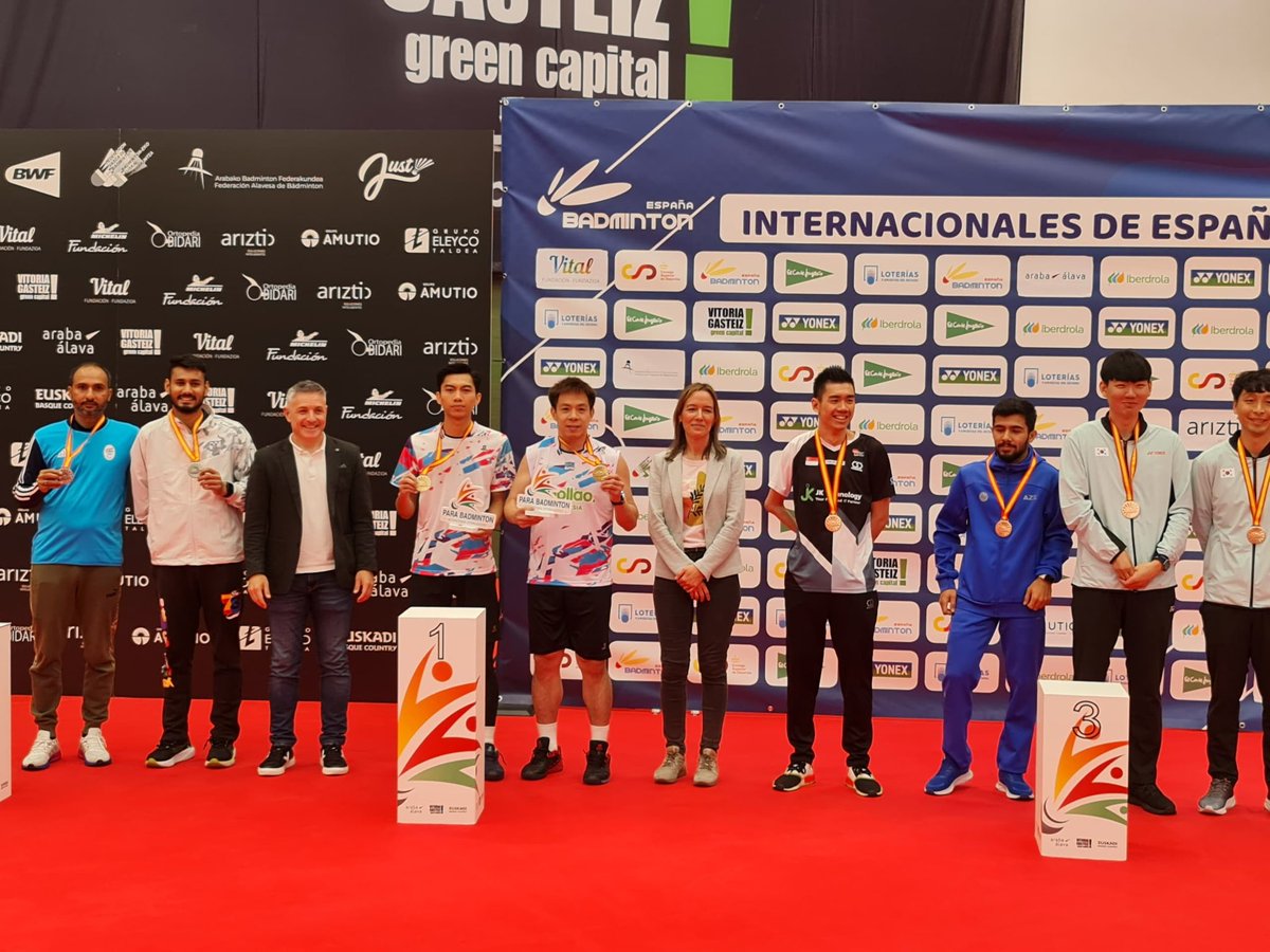 Spanish Para Badminton Vitoria Gasteiz International 2024 Level 2, Aranalde, Spain

Awesome!!!

1. Cheah Liek Hou (Men's Single SU5)🥇2.Cheah Liek Hou/ Muhammad Fareez  (Men's Double SU5)🥇

#DemiMalaysoa
#KontinjenMALAYSIA
#AllianzMalaysia