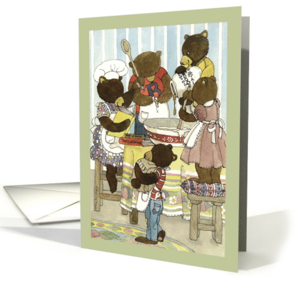 Baker Bears Birthday card (80664) greetingcarduniverse.com/animals-pets-b… 
#greetingcard #birthdaygreetings #Bears