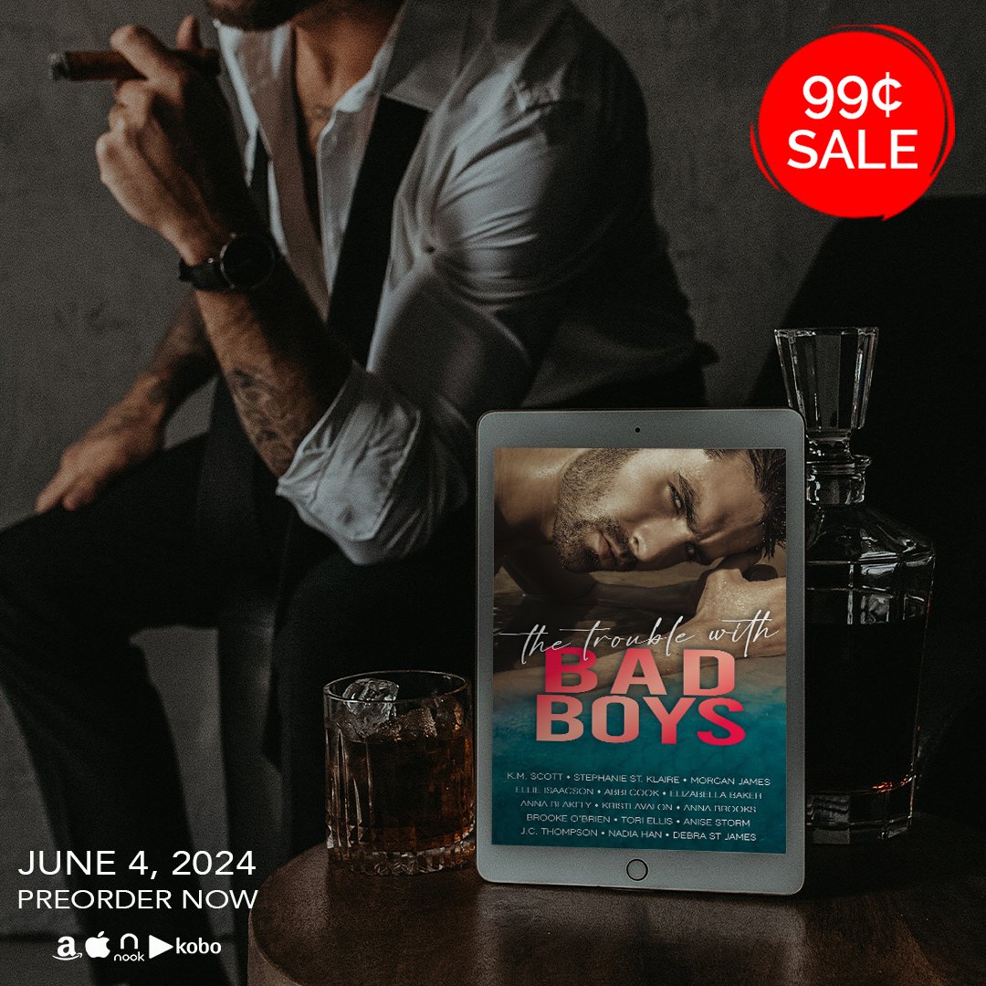 💜💜TEASER BLAST💜💜

THE TROUBLE WITH BAD BOYS ANTHOLOGY coming June 4!
facebook.com/share/p/TbaLXQ…

#anthology #charity #newbook #lovereading #bookcommunity #reading #bookish #romancenovels #booknerds #bookishlove #mustread #ebooks @WildfireMarket1 @ReadingIsOurPas @angelhealer422