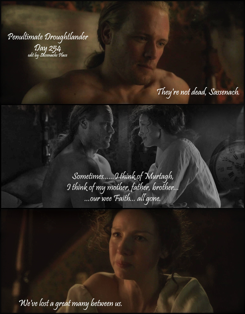 #Outlander #PenultimateDroughtlander - Day 254 #Droughtlander #BeforeSeason7B 
#JCSunday We've lost a great many between us....
@10MinDQ @brittafahl70 @SwietjesO @AngusAngels
@LallyFawn @rosannefrank25 @OutlandishScot
@OutlanderHome @Outlander_STARZ