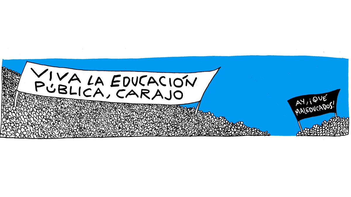 Viva la educación pública. 
El 23, A DEFENDERLA.