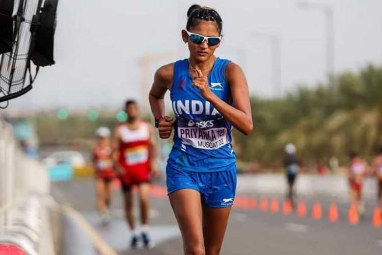 🌧️It's raining #Paris2024 Quota places for 🇮🇳India!

Akshdeep Singh & Priyanka Goswami bag quota in the Mixed Relay Racewalking Team event after finishing 1⃣8⃣th at the Race Walking Team C'ships in Antalya with a timing of 3:05:03

The Top 22 at the event achieved quota.