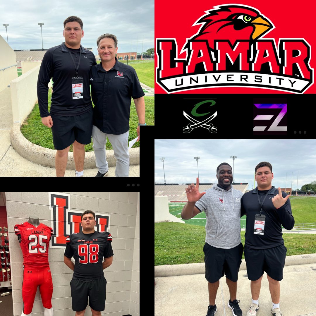 Outstanding Junior Day @LamarFootball!! Grateful to connect with @CoachDrewChrist @_CoachZo_ and @CoachDaleen #Boomtown #WeAreLU #football