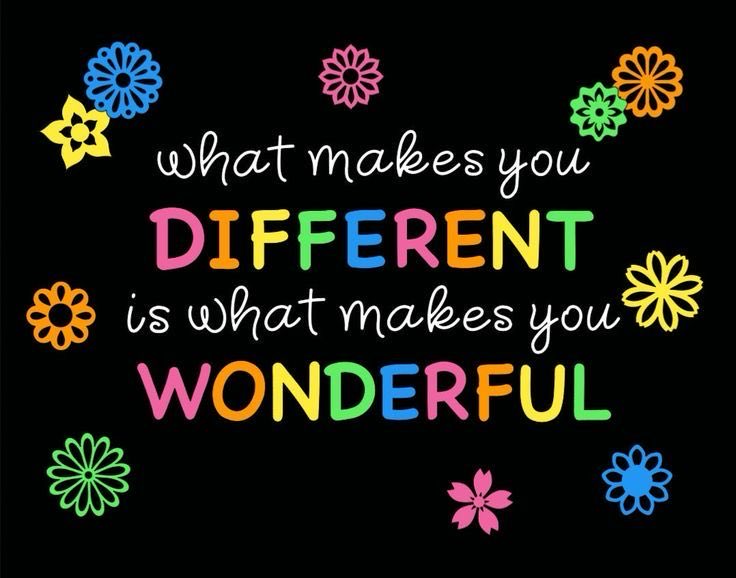 What Makes You DIFFERENT Is What Makes You WONDERFUL 

#inspiringquotes
#MakeADifference 
#ThinkBigSundayWithMarsha