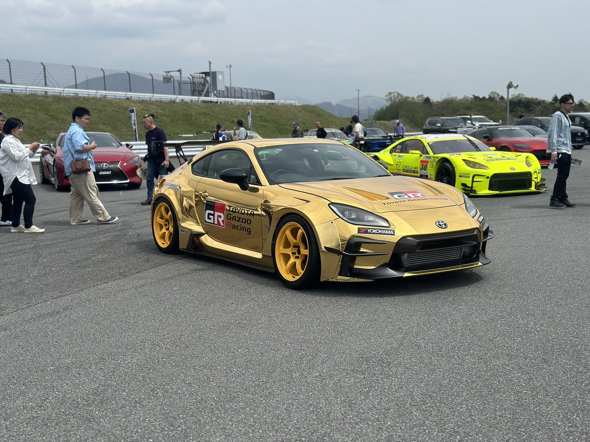 モーターファンフェスタ富士sw RAYS FUNミーティングに登場