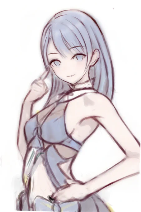 ロベリアさん描く事にしてん。実はvvで一番お気に入りだったりする。ホーム率1位 