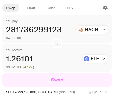 claimed $HACHI airdrop twitter.com/RealHachiToken…