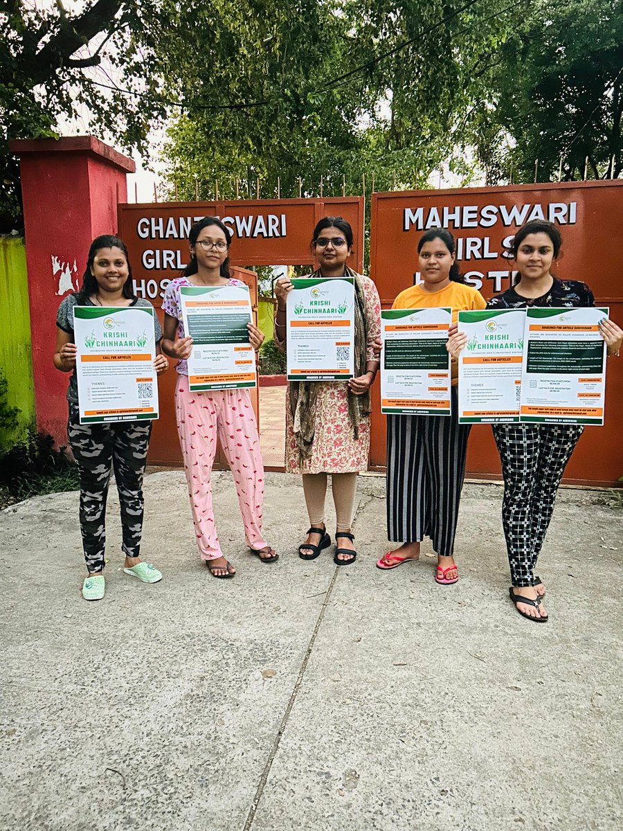 AgrivisonOdisha's tweet photo. The poster of the magazine "Krishi Chinhaari" proposed by @AgrivisionOrg for the compilation of the glorious Indian Tradition of Agriculture was released by Prof. K C Samal, Dean of College of Horticulture &amp; College of Agriculture, OUAT ,Chiplima; 

#KrishiChinhaari #Agrivision https://t.co/qMO4Pszq6m