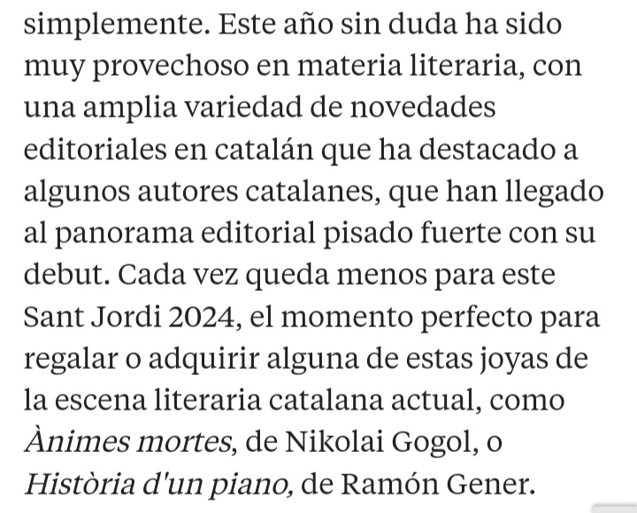 Això de el comprador de La Vanguardia m'ha deixat astorat, astorat...