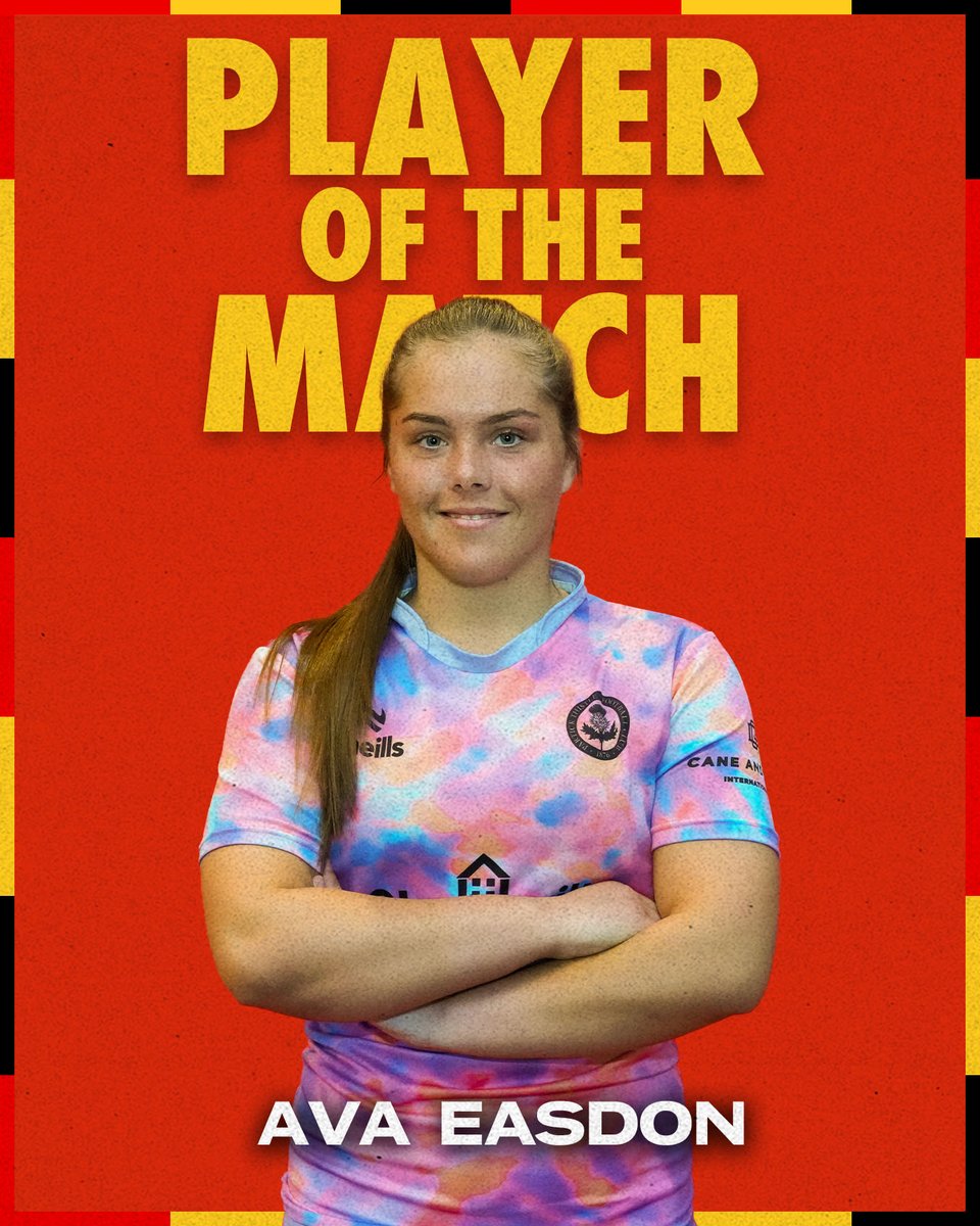 Player of the Match Ava Easdon. 90+'| Thistle 1 v 3 Rangers #PTWFCvRWFC #BePartOfThis