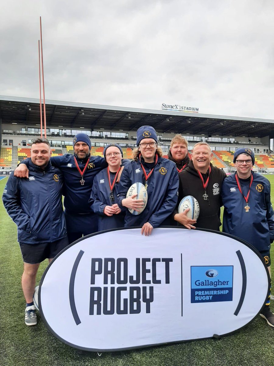 HertfordRFC's tweet photo. Great day @Saracens Stone stadium for Hertford RFC Mixed ability team, enjoying the tournament fun. Great work, all concerned. #weareHertford https://t.co/41dPlF7P4g
