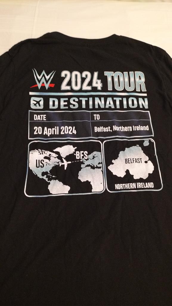 😊💜👕
#WWEBelfast #WWELive #WWE #wwemerch