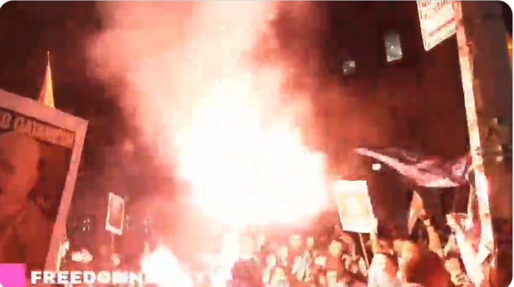HITLER YOUTH Rampage at Columbia University; Pro-Terror Jew Haters Call for Killing of Jewish Students, Praise Jihad Murderers Screaming, “Hamas (Al-Qassam), make us proud! Burn Tel Aviv to the ground!” and “Hamas, we love you. We support your rockets too.” Jewish students can
