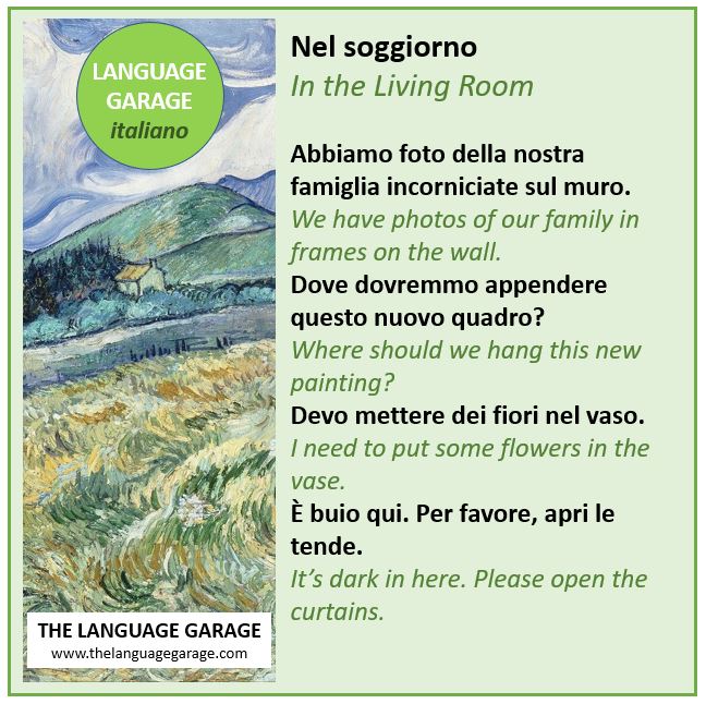 Dove dovremmo appendere questo nuovo quadro? Where should we hang this new painting? #home #livingroom in #Italian #LearnItalian #italiano #ImparareItaliano #languages #learn. More #Free at: tinyurl.com/3ssk4dxz