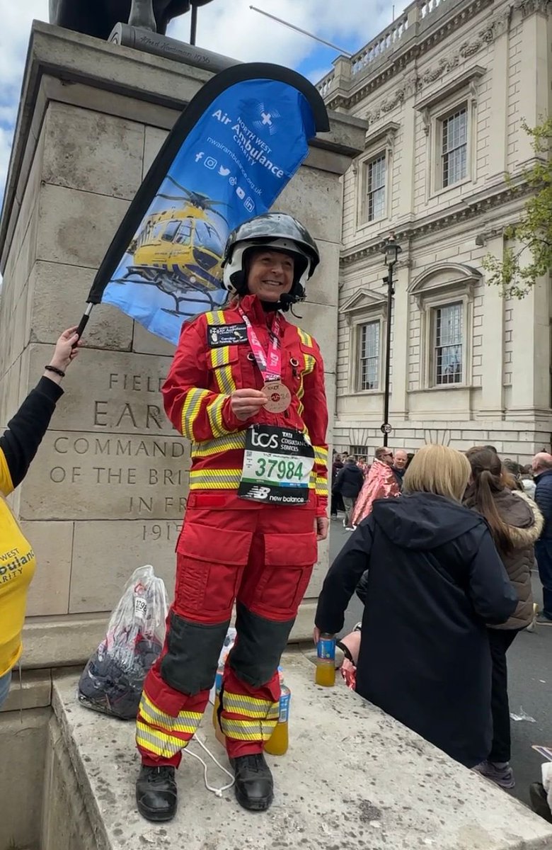 🌟 RECORD SMASHED! 🌟 We’re thrilled to announce that our very own Senior Paramedic Team Leader, Caroline, has just set the Guinness World Record for ‘Fastest Air Ambulance Paramedic to Run a Marathon in a Flight Suit (female)’! 🎉🏅 Congratulations, Caroline!