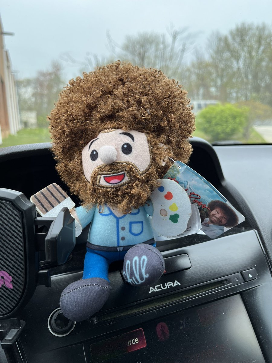 DLorenzoPhoto's tweet photo. Why does this Bob Ross Plush look like @lildickytweets https://t.co/5cEZxsrRhf