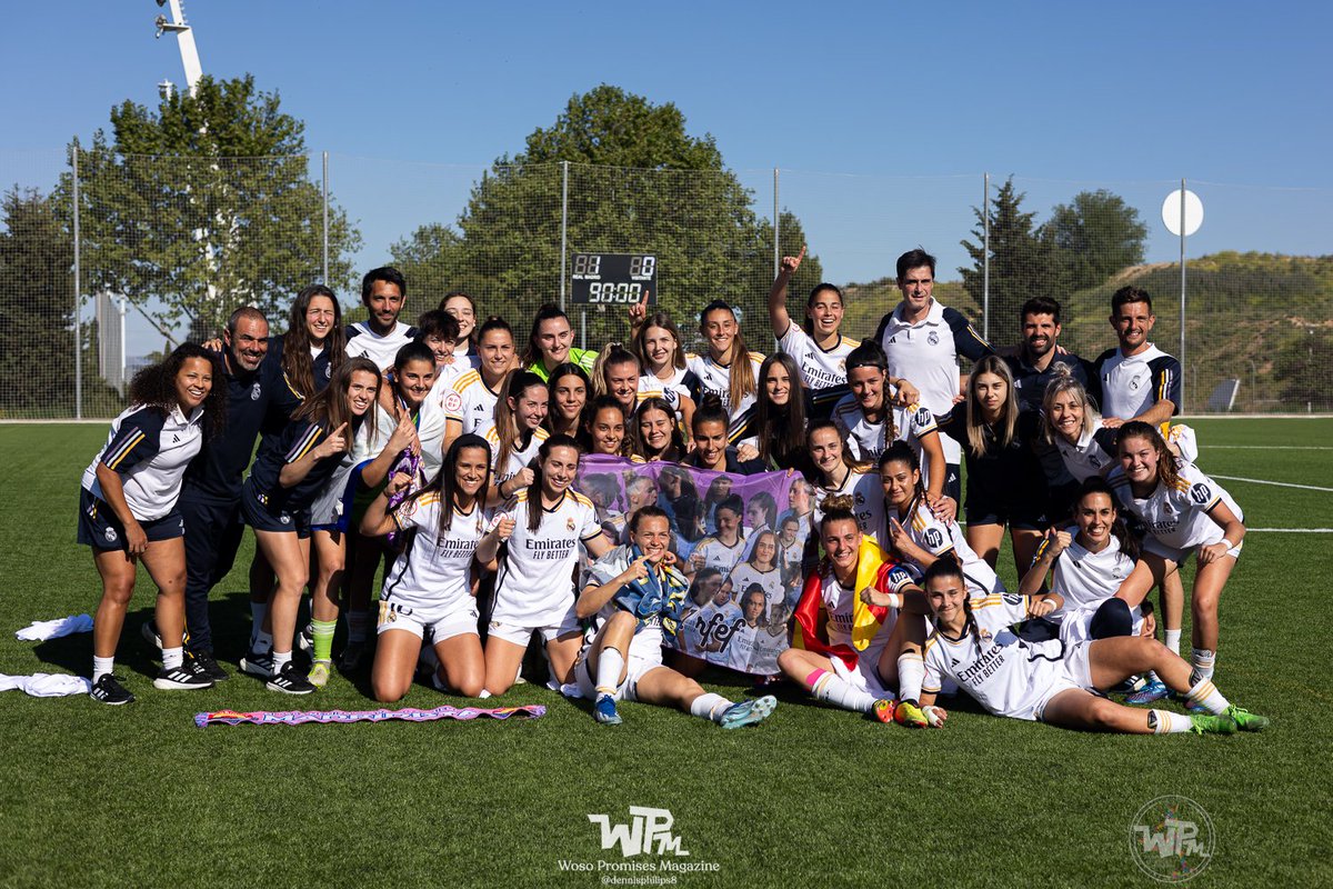 WosoMagazine's tweet photo. 🚨 ÚLTIMA HORA🚨

#SegundaFederacionFutFem Grupo Norte 

Tras la victoria de esta jornada del @realmadridfem 🅱 ⚪⚪ frente al @ATBFem 🔵⚪ se ha confirmado el ascenso del equipo blanco a #PrimeraFederacionIberdrola 

Enhorabuena 🎊🎉 

#wosomagazine🧩 #HalaMadrid https://t.co/cxUM6Ix5ZQ
