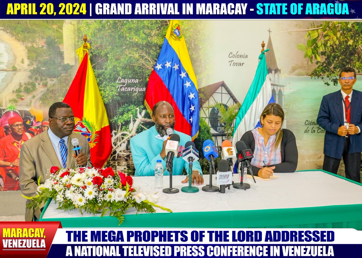 THE MEGA PROPHETS OF THE LORD TO THE CITY OF MARACAY - STATE OF ARAGUA VENEZUELA 🇻🇪 #EndTimeRevivalFlames