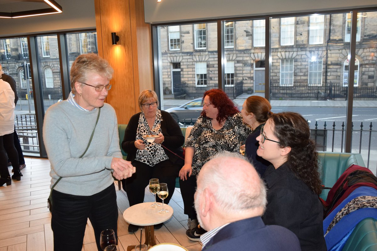 ASGRAGenealogy's tweet photo. ASGRA were delighted to host the joint 2024 Continuing Professional Development (CPD) event this April with @AccGenIreland starting with a reception held at #YOTEL #Edinburgh .

#scotland
#genealogy
#genealogyresearchers
#professional_genealogist https://t.co/tjyAWTREh5