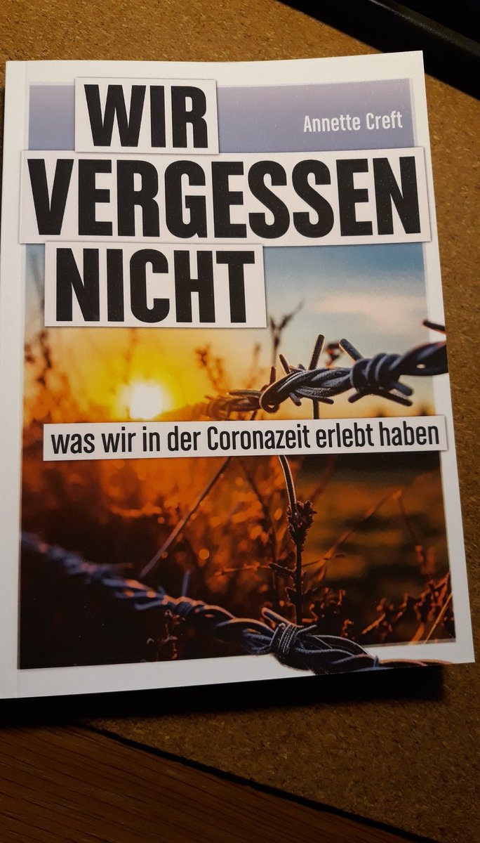 #wirvergessennicht 
Vielen Dank für dieses Buch, liebe @AnnetteCreft