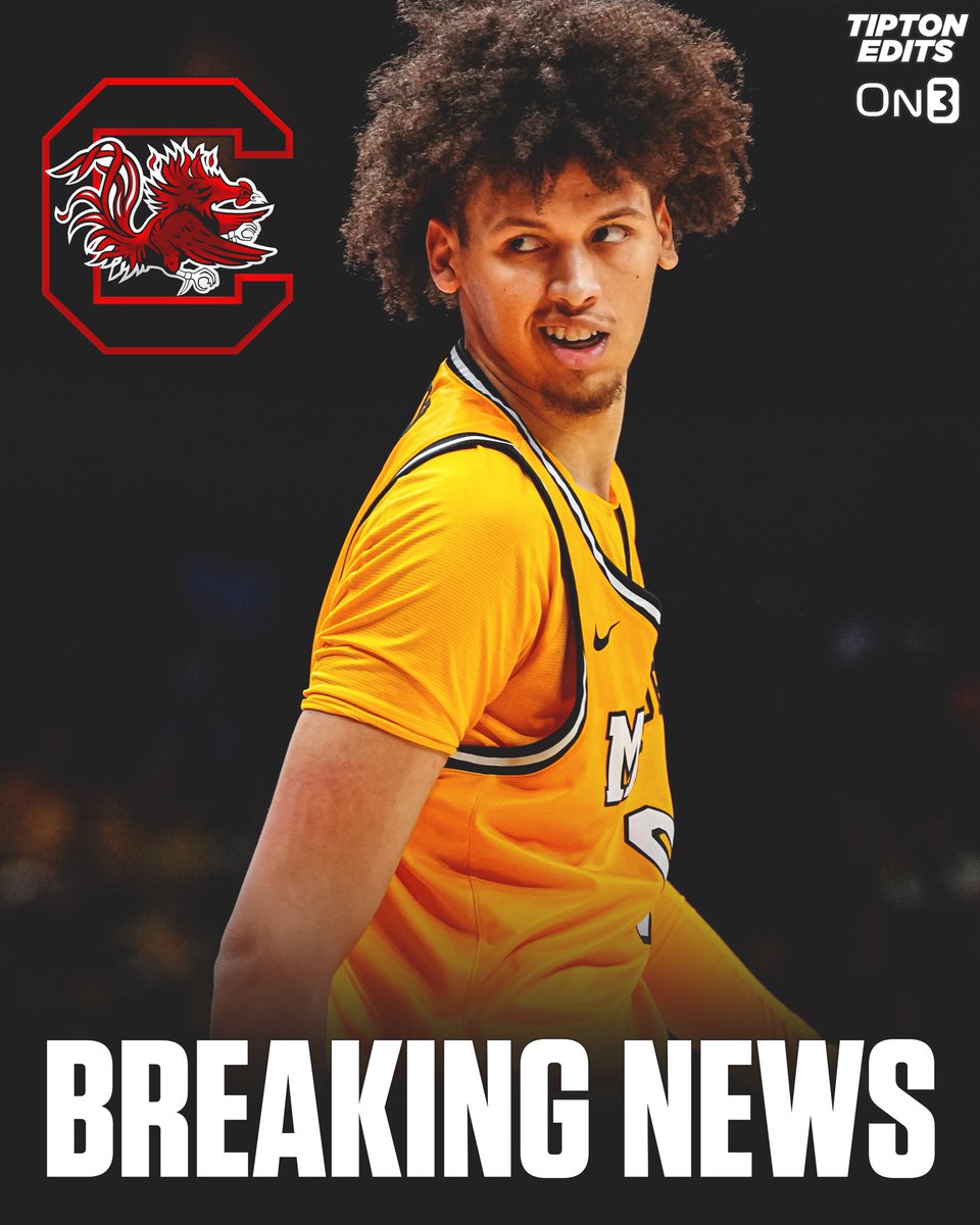 NEWS: Missouri transfer forward Jordan Butler is returning to his home state and has committed to South Carolina, he tells @On3sports. The 7-footer is a former 4⭐️ recruit. on3.com/college/south-…