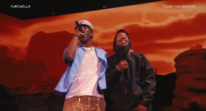 Tyler, the Creator brought out Earl Sweatshirt to perform 'Rusty' and 'AssMilk.' “My motherf*cking brother. I love this guy so f*cking much.'