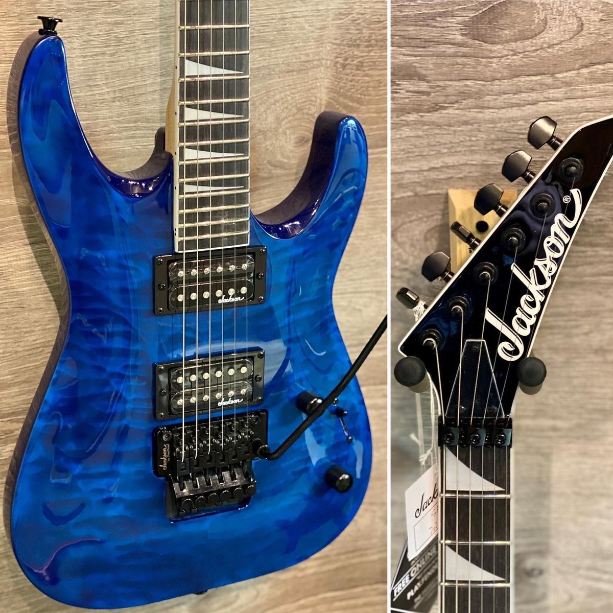 💙Jackson Dinky Arch Top in Tans Blue
@officialjacksonguitars 
__________________________________________________
#garagebandmusic #jacksonguitars #electricguitar #guitar #floydrose #michigan #supportlocal