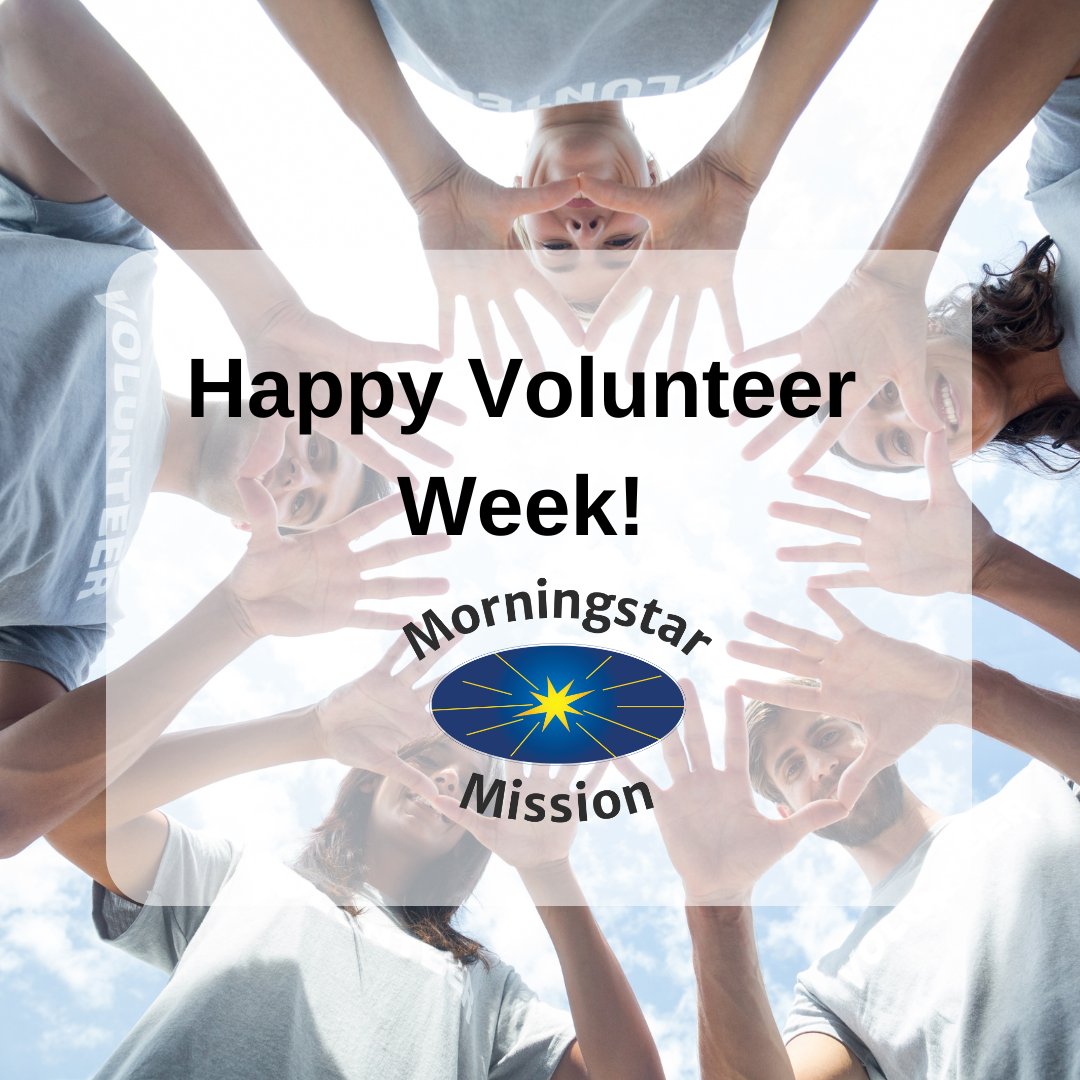 Happy Volunteer Week!
How will you be helping your community?
-

#MorningStarMission #Charity #Homelessness #NonProfit #Napanee #Foodbank #Donation #Mission #FreeMeals #Volunteer #Volunteering #Community #FoodDrive #PovertyAwareness #PovertyAwarenessCanada