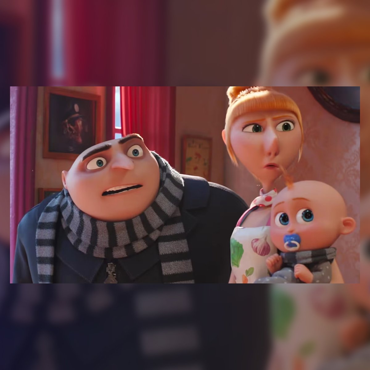 Happy Sunday! Gru is back, and a new family member has also arrived with him! 💛 Despicable Me 4 is in theaters 3rd July #InRealD3D