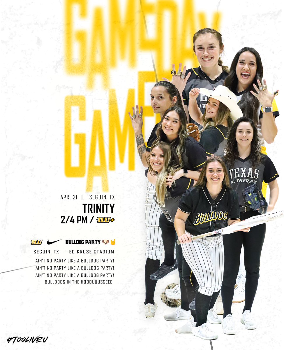 Senior Sunday 🖤💛 🆚: Trinity ⏰: 2/4 PM 🏟️: Ed Kruse Stadium 📍: Seguin, Texas Theme: Gold Out 🟡 💻: rb.gy/tz689s 📊: rb.gy/j714ai (GM 1) 📊: rb.gy/afvdz9 (GM 2) #TooLiveU | #PupsUp