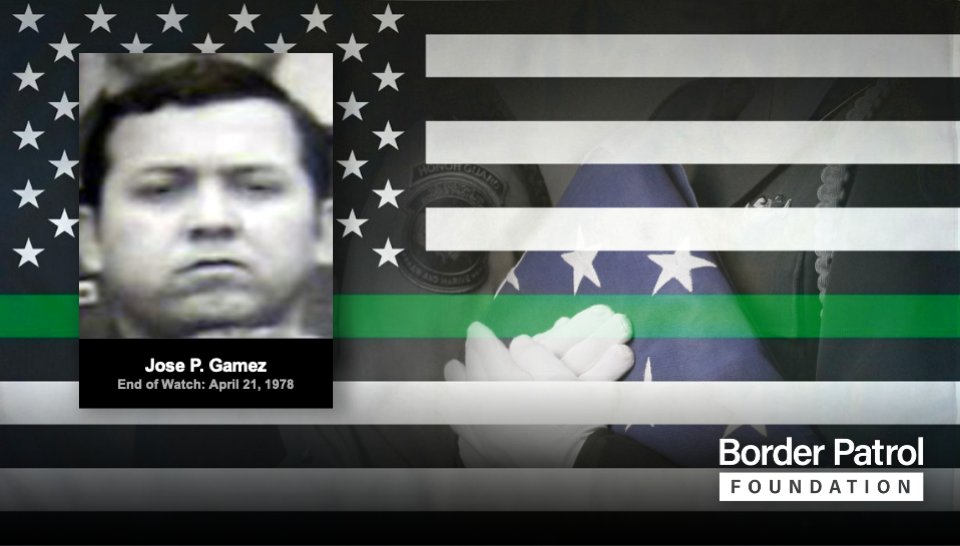 Today we honor the memory of Border Patrol Agent Jose P. Gamez End of Watch April 21, 1978 borderpatrolfoundation.org/gamez-jr
#HonoringtheMemory #BorderPatrolFoundation #BPF #CBP #BorderPatrol #BorderSecurity #BorderPatrol #USBP #HonorFirst #lawenforcement #endofwatch #memorial