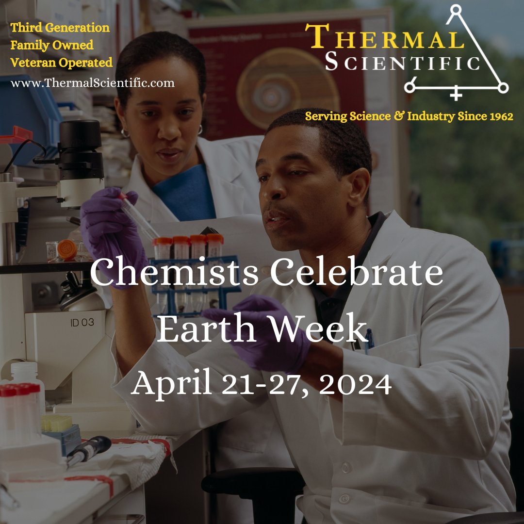 Chemists & Thermal Scientific celebrate Earth Week's significance in preserving our planet! From green initiatives to sustainable solutions, join us April 21-27 to make every week Earth Week! #chemists #chemistry #labsupplies #labmanager #earthweek #earthlove