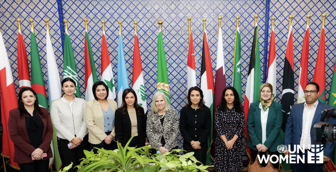 (1/3): Strong partnership between @unwomenarabic & @arableague_gs on #UNSCR1325 #WomenPeaceSecurity To ensure women’s meaningful participation & engagement in mediation, negotiation and peacebuilding across the #ArabRegion.