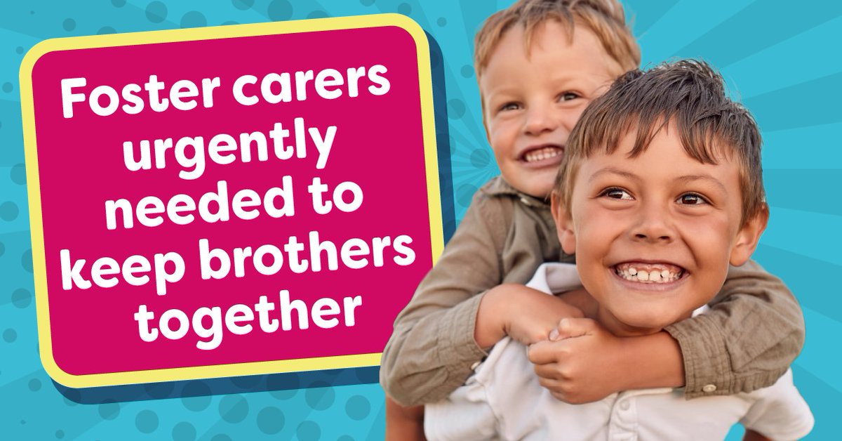 Over a third of children in care in Bristol have one or two siblings that they need to be fostered with. Could you open your home and foster siblings? Find out more at orlo.uk/TMA6f