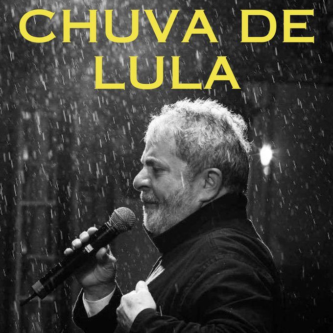 Sem medo de ser feliz, vamos juntos unir e reconstruir nosso Brasil. Um país cada vez mais soberano e democrático. #LulaBrasilComL #ChuvaDeLula