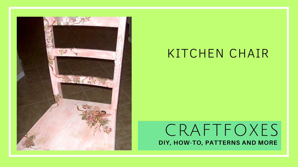 Spruce up your tired kitchen chairs in a snap with some paint and new fabric! A quick DIY project to give your space a fresh new look Decor.

tinyurl.com/2mc5y4hc

#kitchenchair #chair #homedecor #fleamarkets #painting #art #craft #shop #artsandcrafts